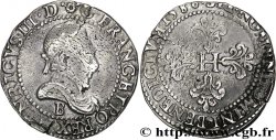 HENRI III Franc au col plat 1586 Rouen