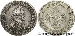 HENRY IV Piéfort d’argent de poids quadruple du demi-franc 1607 Paris, Moulin du Louvre