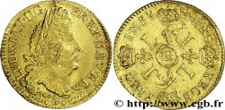 LOUIS XIV LE GRAND OU LE ROI SOLEIL Louis d or aux quatre L 1694 Strasbourg