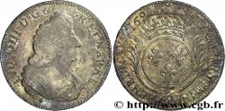 LOUIS XIV LE GRAND OU LE ROI SOLEIL Écu aux palmes 1694 Troyes
