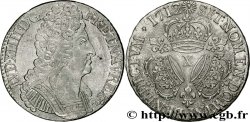 LOUIS XIV THE SUN KING Écu aux trois couronnes 1712 Amiens