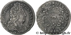 LOUIS XIV THE SUN KING Dixième d écu aux trois couronnes du Béarn 1712 Pau
