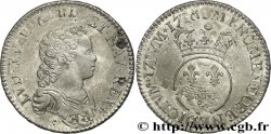 LOUIS XV THE WELL-BELOVED Demi-écu dit vertugadin 1716 Paris