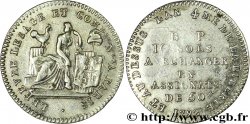 CONFIANCE (MONNAIES DE...) 10 sols de Lefèvre Lesage et Cie 1792 Paris TTB