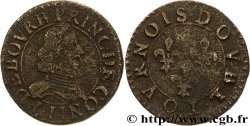 PRINCIPAUTÉ DE CHÂTEAU-REGNAULT - FRANÇOIS DE BOURBON-CONTI Double tournois, type 8, légende fautée avec DOVBL