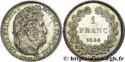 1 franc Louis-Philippe, couronne de chêne 1844 Lille F.210/99