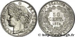 50 centimes Cérès Troisième République 1874 Paris F.189/7 SPL