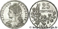 Piéfort de 25 centimes Patey, 2e type à 22 pans, sans le mot ESSAI 1904 Paris F.169/2P