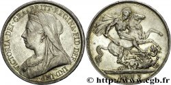 GREAT BRITAIN - VICTORIA Crown (couronne), Vieille tête 1893 Londres
