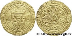 DAUPHIN CHARLES, RÉGENT - MONNAYAGE AU NOM DE CHARLES VI Écu d or, 1er type n.d. Fontenay-le-Comte