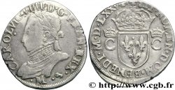 HENRY III. COINAGE AT THE NAME OF CHARLES IX Teston, 10e type 1575 (MDLXXV) Toulouse