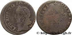 LOUIS XIII Double lorrain, type de Warin 1643 Stenay