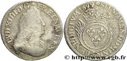 LOUIS XIV LE GRAND OU LE ROI SOLEIL Demi-écu aux palmes 1699 Lille