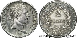 2 francs Napoléon Ier tête laurée, Empire français 1812 Lyon F.255/41