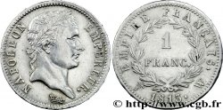 1 franc Napoléon Ier tête laurée, Empire français 1813 Lille F.205/73