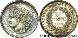 20 centimes Cérès, IIe République 1849 Paris F.146/1