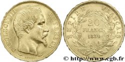 20 francs or Napoléon III, tête nue 1859 Paris F.531/15