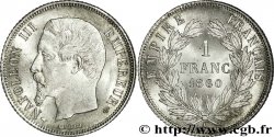 1 franc Napoléon III, tête nue, différent main 1860 Paris F.214/14