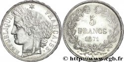 5 francs Cérès, sans légende 1871 Bordeaux F.332/8