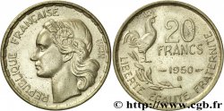 20 francs Georges Guiraud, 4 faucilles 1950 Beaumont-Le-Roger F.401/3