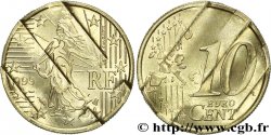 BANCO CENTRAL EUROPEO 10 centimes d’euro, premier type avec tranche aux cannelures fines 1999 Pessac Pessac