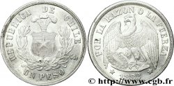 CHILI - RÉPUBLIQUE Un peso condor 1882/1 Santiago