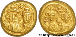 CONSTANS II, CONSTANTIN IV, HÉRACLIUS et TIBÈRE Solidus