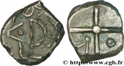 GALLIA - SUDOVESTE DELLA GALLIA - CADURCI (Regione di Cahors) Drachme “à la tête triangulaire”, fourrée, S. 138