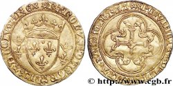 CHARLES VII LE VICTORIEUX Écu d or à la couronne ou écu neuf 28/01/1436 Saint-Quentin