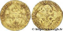 LOUIS XI THE  PRUDENT  Écu d or à la couronne ou écu neuf 31/12/1461 Saint-Lô