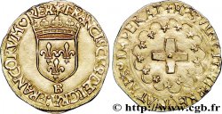 FRANÇOIS IER LE RESTAURATEUR DES LETTRES Écu d or à la croisette, 1er type 19/03/1541 Rouen