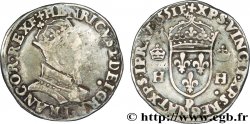 HENRI II Teston à la tête couronnée 1551 Lyon