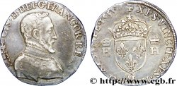 HENRY II Teston à la tête nue, 1er type 1555 Poitiers