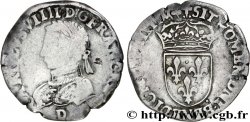 CHARLES IX Demi-teston, 6e type 1564 Lyon