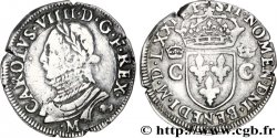 CHARLES IX Demi-teston, 10e type 1573 (MDLXXIII) Toulouse