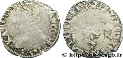 HENRY III. COINAGE AT THE NAME OF CHARLES IX Demi-teston, 4e type 1575 Bayonne