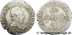 HENRI III Franc au col plat 1586 Rouen