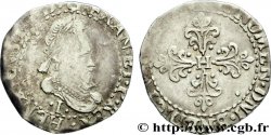 HENRI III Quart de franc au col plat n.d. Limoges
