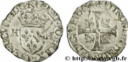 HENRI III Douzain aux deux H, 1er type 1587 Dijon