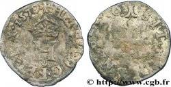 HENRI III Liard à l H couronnée 1578 Bourges