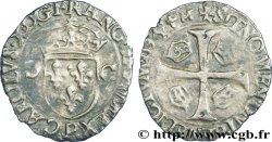 CHARLES X, CARDINAL DE BOURBON Douzain aux deux C, 1er type 1595 Dijon