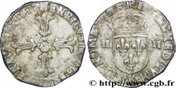 HENRI IV LE GRAND Quart d écu, croix feuillue de face 1610 Bordeaux