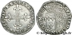 HENRI IV LE GRAND Quart d écu de Navarre 1601 Saint-Palais
