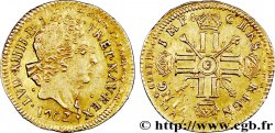 LOUIS XIV LE GRAND OU LE ROI SOLEIL Demi-louis aux huit L et aux insignes 1702 Poitiers