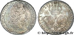 LOUIS XIV THE SUN KING Écu aux trois couronnes 1713 Rouen
