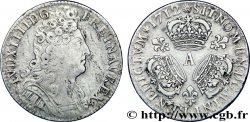 LOUIS XIV THE SUN KING Quart d écu aux trois couronnes 1711 Paris