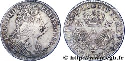 LOUIS XIV THE SUN KING Quart d écu aux trois couronnes 1711 Paris