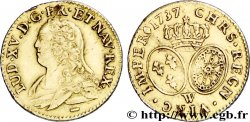 LOUIS XV DIT LE BIEN AIMÉ Louis d or aux écus ovales, buste habillé 1737 Lille