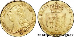 LOUIS XVI Double louis d’or dit aux écus accolés 1786 Paris