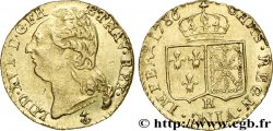 LOUIS XVI Louis d or aux écus accolés, faux 1786 La Rochelle